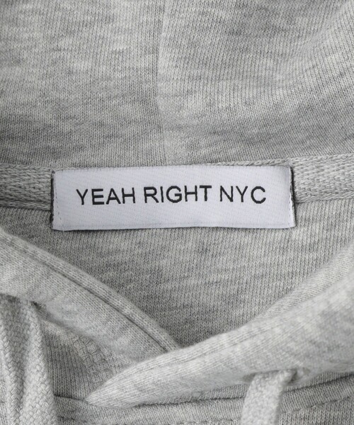 ADAM ET ROPE'(アダムエロペ)の「【Yeah Right NYC(イエー ライト エヌワイシー)】Hoodie(LIVING THE DREAM)(パーカー・レディース・ブラック/グレー・L)」の9枚目の写真