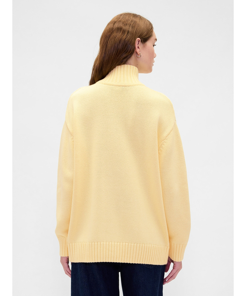 GAP（ギャップ）の「コットン100% オーバーサイズ モックネックセーター（ニット/セーター・レディース・ライトブルー/ピンク/ベージュ/イエロー・XXS/XL/L/M/S/XS）」の21枚目の写真