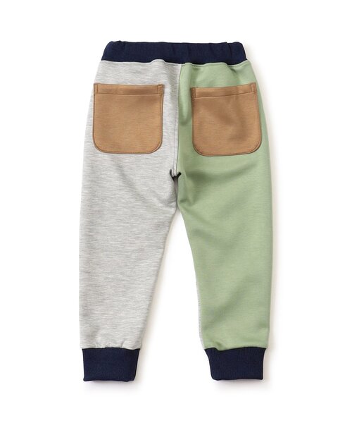 Ampersand(アンパサンド)の「シュッと見えパンツ_ジュニア対応(スウェットパンツ・キッズ・キャメル/レインボー/ブラック/アイボリー/カーキ・80/90/100/110/120/130/140)」の21枚目の写真
