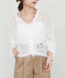 SHENERY | チュールヤーンネップカーディガン(カーディガン/ボレロ)