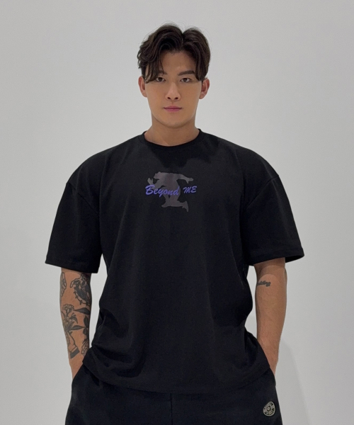 BARBELLWORKS(バーベルワークス)の「ビヨンド特養綿オーバーフィット(Tシャツ/カットソー・メンズ・ホワイト/ブラック・SMALL/MEDIUM/LARGE/X-LARGE)」の3枚目の写真