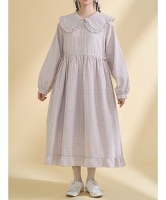 セール】【ZOZO限定】たかあしあかり☆ギンガムキャミワンピ+Tシャツ