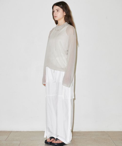 SLLOW GARMENTS（スロー ガーメンツ）の「PARACHUTE CARGO PANTS - KHAKI（その他パンツ・レディース・カーキ・FREE）」の8枚目の写真