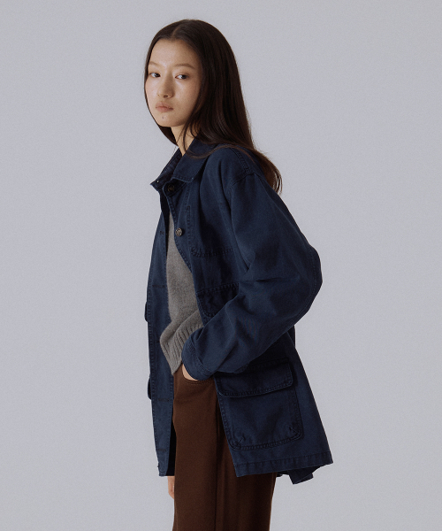 SILN(シルン)の「Urban utility Jacket (NAVY)(ミリタリージャケット・レディース・その他・FREE)」の3枚目の写真