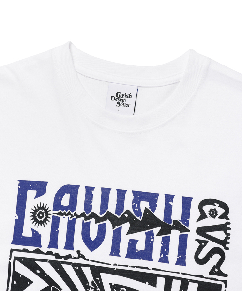 Cavish(カビシ)の「HIGH SUNNY SS TEE WHITE(CV2FMUT508A)(Tシャツ/カットソー・レディース・ホワイト・SMALL/MEDIUM/LARGE)」の3枚目の写真