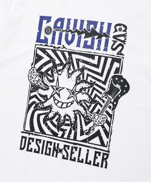 Cavish(カビシ)の「HIGH SUNNY SS TEE WHITE(CV2FMUT508A)(Tシャツ/カットソー・レディース・ホワイト・SMALL/MEDIUM/LARGE)」の4枚目の写真