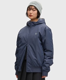 FRED PERRY(�t���b�h�y���[)�́y��s�\���t���zHooded Brentham Jacket�^�t�[�h�t�����ȃu�����T���W���P�b�g(���̑��A�E�^�[)
