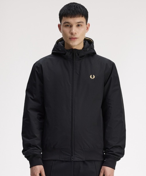 FRED PERRY(フレッドペリー)の「Hooded Brentham Jacket/フーデットブレンサムジャケット(その他アウター・メンズ・ブラック・S/M/L)」の5枚目の写真