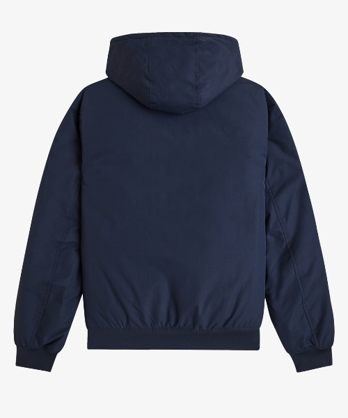 FRED PERRY(フレッドペリー)の「ZOZO限定!!【先行予約受付中】Hooded Brentham Jacket/フード付き中綿ブレンサムジャケット(ナイロンジャケット・メンズ・ブラック/ダークブルー/ブラック系その他・S/M/L)」の14枚目の写真