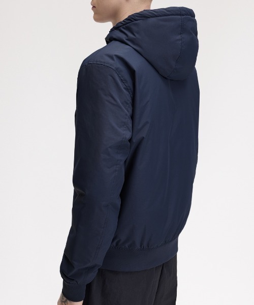 FRED PERRY(フレッドペリー)の「ZOZO限定!!【先行予約受付中】Hooded Brentham Jacket/フード付き中綿ブレンサムジャケット(ナイロンジャケット・メンズ・ブラック/ダークブルー/ブラック系その他・S/M/L)」の18枚目の写真