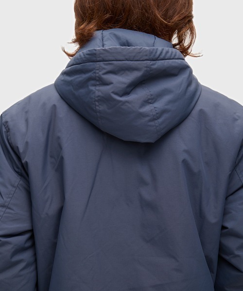 FRED PERRY(フレッドペリー)の「ZOZO限定!!【先行予約受付中】Hooded Brentham Jacket/フード付き中綿ブレンサムジャケット(ナイロンジャケット・メンズ・ブラック/ダークブルー/ブラック系その他・S/M/L)」の22枚目の写真