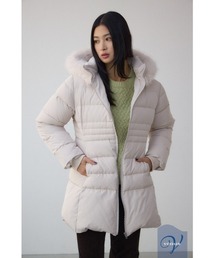 AZUL by moussy | VENUS フードファーベルト付ミドルダウンコート(ダウンジャケット/コート)