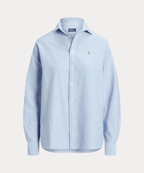 POLO RALPH LAUREN(ポロ ラルフ ローレン)の「アイコニック リラックス フィット オックスフォード シャツ(シャツ/ブラウス・レディース・ブルー・L/M/S/XS/XXS)」の2枚目の写真