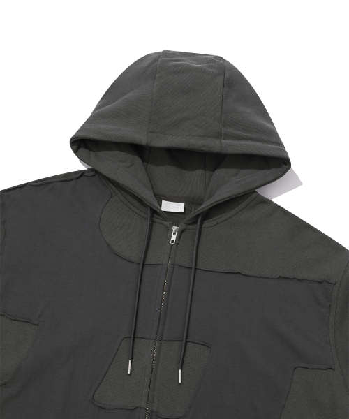 EPISODE UNTITLED（エピソードアンタイトルド）の「SYMBOL MATCH PIGMENT ZIP-UP HOODIE_CHARCOAL（パーカー・レディース・その他・2/3）」の21枚目の写真