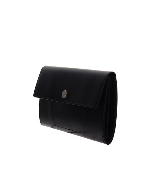 HIROKO HAYASHI（ヒロコハヤシ）の「OSSO VIVO（オッソヴィーヴォ）薄型長財布（財布・レディース・ブラック/レッド系1・00）」の4枚目の写真