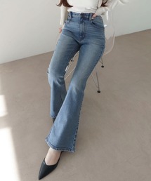 WEGO | WEGO/【26年春夏新作】ストレッチフレアデニムパンツ(デニムパンツ)