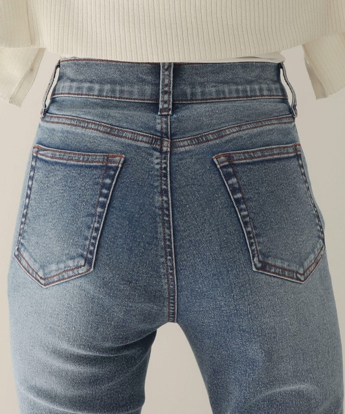 WEGO（ウィゴー）の「WEGO/【26年春夏新作】ストレッチフレアデニムパンツ（デニムパンツ・レディース・ブラック系2/インディゴブルー/ブラック系3・SMALL/MEDIUM）」の9枚目の写真