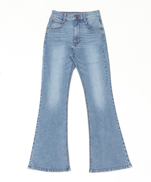 WEGO(ウィゴー)の「WEGO/【26年春夏新作】ストレッチフレアデニムパンツ(デニムパンツ・レディース・ブラック系2/インディゴブルー/ブラック系3・SMALL/MEDIUM)」の11枚目の写真
