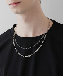 SOCCE（ソーシー）の「2連ブラスチェーンネックレス（ネックレス）」