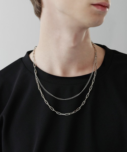 2連ブラスチェーンネックレス（ネックレス）｜SOCCE（ソーシー）の