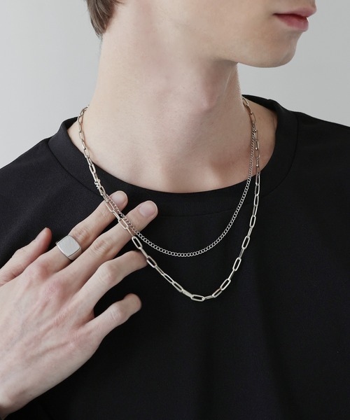 2連ブラスチェーンネックレス（ネックレス）｜SOCCE（ソーシー）の