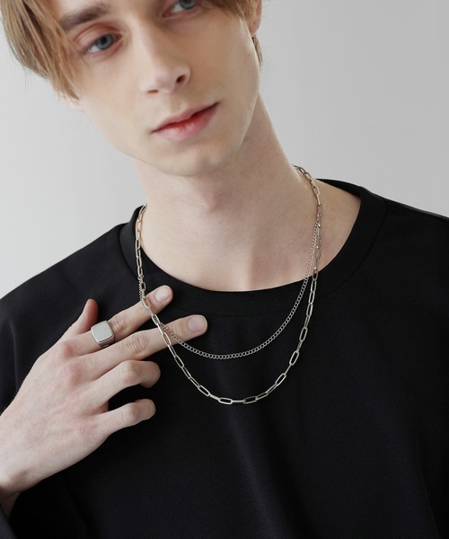 2連ブラスチェーンネックレス（ネックレス）｜SOCCE（ソーシー）の