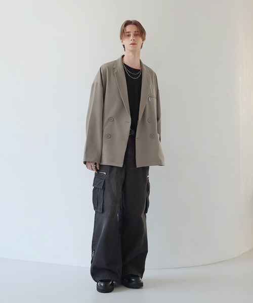 SOCCE(ソーシー)の「2連ブラスチェーンネックレス(ネックレス・メンズ・シルバー・FREE)」の2枚目の写真