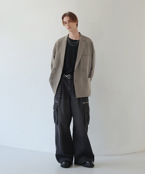 SOCCE(ソーシー)の「2連ブラスチェーンネックレス(ネックレス・メンズ・シルバー・FREE)」の3枚目の写真