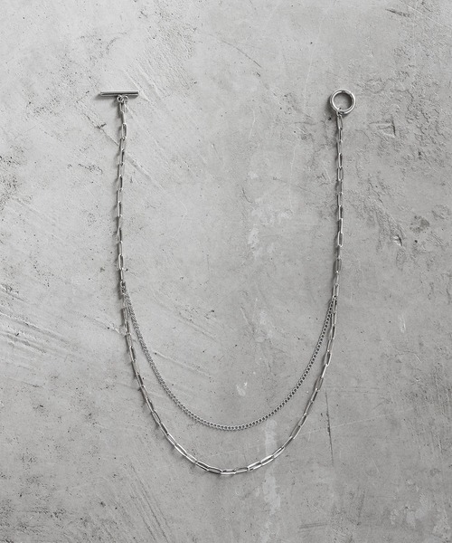 SOCCE(ソーシー)の「2連ブラスチェーンネックレス(ネックレス・メンズ・シルバー・FREE)」の7枚目の写真