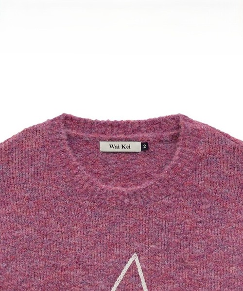 WaiKei(ワイケイ)の「★K-POPアイドル着用【UNISEX】Wai Kei/スターブークレニット(ニット/セーター・レディース・ブルー/ピンク・MEDIUM/LARGE)」の19枚目の写真