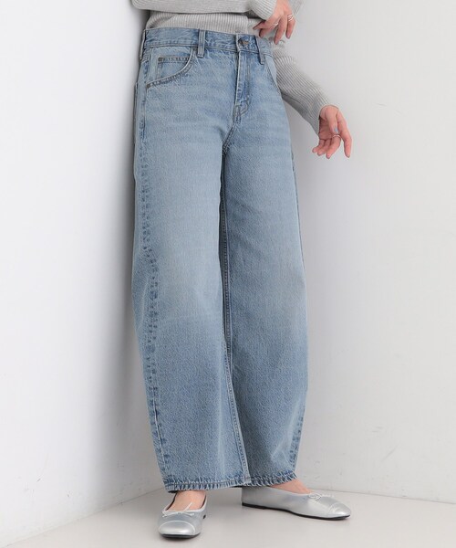 SHOO・LA・RUE（シューラルー）の「【SHOO・LA・RUE DENIM】こなれ感をプラスする デニムカーブパンツ（デニムパンツ・レディース・ブルー系その他/ライトグレー/ネイビー/ブルー・10/01/02/03/04）」の3枚目の写真