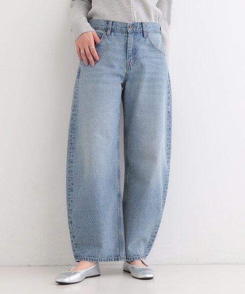 SHOO・LA・RUE（シューラルー）の「【SHOO・LA・RUE DENIM】こなれ感をプラスする デニムカーブパンツ（デニムパンツ・レディース・ブルー系その他/ライトグレー/ネイビー/ブルー・10/01/02/03/04）」の9枚目の写真