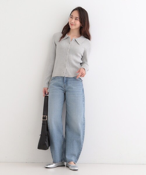 SHOO・LA・RUE（シューラルー）の「【SHOO・LA・RUE DENIM】こなれ感をプラスする デニムカーブパンツ（デニムパンツ・レディース・ブルー系その他/ライトグレー/ネイビー/ブルー・10/01/02/03/04）」の11枚目の写真