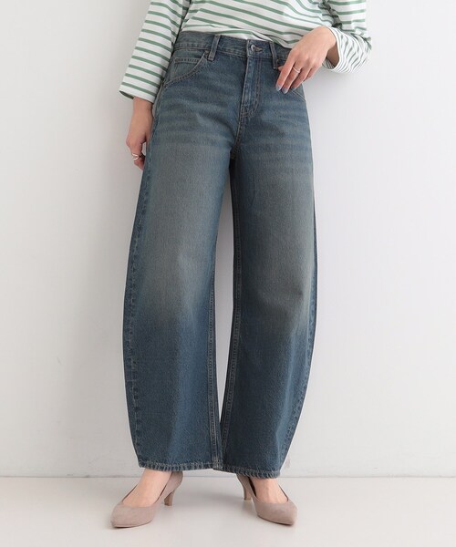 SHOO・LA・RUE（シューラルー）の「【SHOO・LA・RUE DENIM】こなれ感をプラスする デニムカーブパンツ（デニムパンツ・レディース・ブルー系その他/ライトグレー/ネイビー/ブルー・10/01/02/03/04）」の13枚目の写真