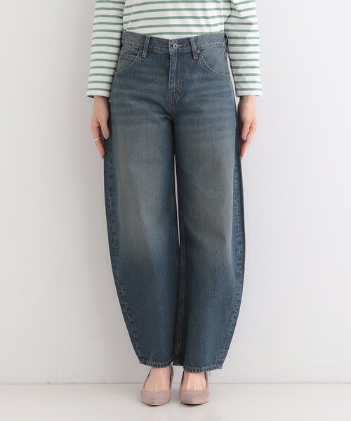 SHOO・LA・RUE（シューラルー）の「【SHOO・LA・RUE DENIM】こなれ感をプラスする デニムカーブパンツ（デニムパンツ・レディース・ブルー系その他/ライトグレー/ネイビー/ブルー・10/01/02/03/04）」の21枚目の写真