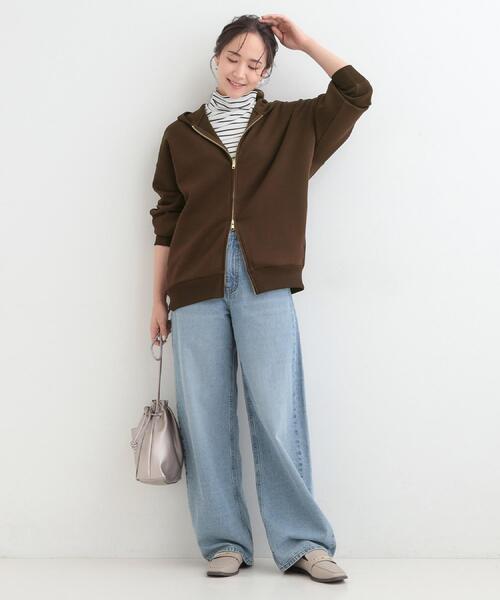 SHOO・LA・RUE(シューラルー)の「【SHOO・LA・RUE DENIM】1本でこなれシルエットに カーブデニムパンツ(デニムパンツ・レディース・ブルー系その他/ライトグレー/ネイビー/ブルー・10/01/02/03/04)」の6枚目の写真