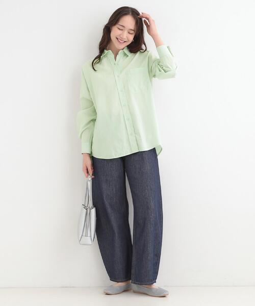 SHOO・LA・RUE(シューラルー)の「【SHOO・LA・RUE DENIM】1本でこなれシルエットに カーブデニムパンツ(デニムパンツ・レディース・ブルー系その他/ライトグレー/ネイビー/ブルー・10/01/02/03/04)」の8枚目の写真