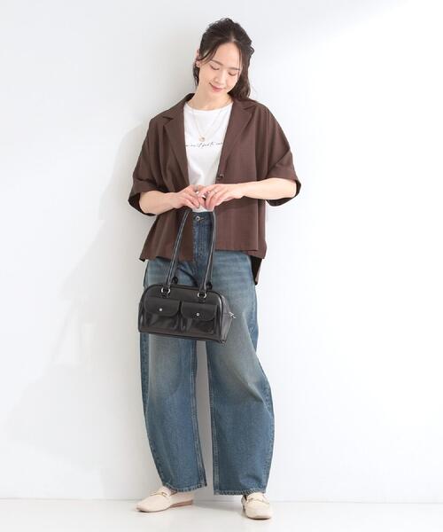 SHOO・LA・RUE(シューラルー)の「【SHOO・LA・RUE DENIM】ゆるっと決まる こなれカーブデニムパンツ(デニムパンツ・レディース・ブルー系その他/ライトグレー/ネイビー/ブルー・10/01/02/03/04)」の11枚目の写真