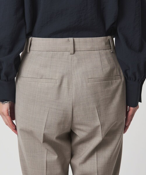 green label relaxing（グリーンレーベルリラクシング）の「［size SHORT/TALLあり］カチリラ テーパードパンツ ウォッシャブル ストレッチ（スラックス・レディース・ベージュ/ネイビー・SHORT/34/36/38/40/42/44/TALL/46）」の18枚目の写真