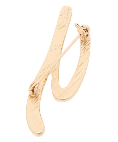 Te chichi（テチチ）の「イニシャルブローチY（ネックレス・レディース・ゴールド・F）」の2枚目の写真