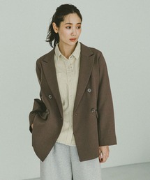 GLOBAL WORK | お手入れラクラクセットアップ/ダブルジャケット/611133(テーラードジャケット)