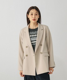 GLOBAL WORK | お手入れラクラクセットアップ/ダブルジャケット/611133(テーラードジャケット)