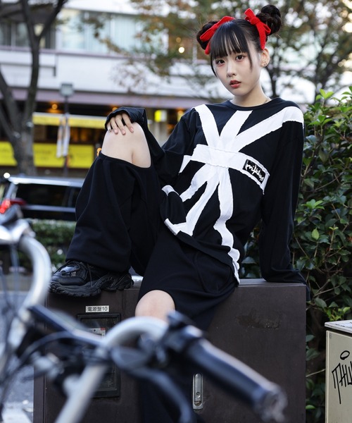 MILKBOY（ミルクボーイ）の「BRIT LONG Tシャツ（Tシャツ/カットソー・メンズ・A/C/B・FREE）」の12枚目の写真