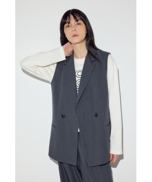 AZUL by moussy（アズールバイマウジー）の「テーラードジレ（ベスト