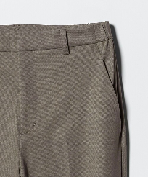 A DAY IN THE LIFE UNITED ARROWS（アデイインザライフユナイテッドアローズ）の「ポンチ テーパードパンツ ‐セットアップ対応・ウォッシャブル‐＜A DAY IN THE LIFE＞（スラックス・レディース・ネイビー/ダークグレー/モカ・38/40/36）」の12枚目の写真