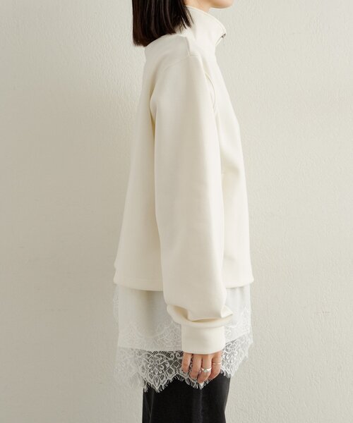 Omekashi（オメカシ）の「ポンチブルゾン（ブルゾン・レディース・オフホワイト/グレー/ベージュ・FREE）」の7枚目の写真