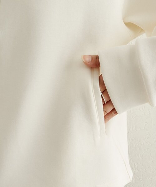 Omekashi（オメカシ）の「ポンチブルゾン（ブルゾン・レディース・オフホワイト/グレー/ベージュ・FREE）」の11枚目の写真