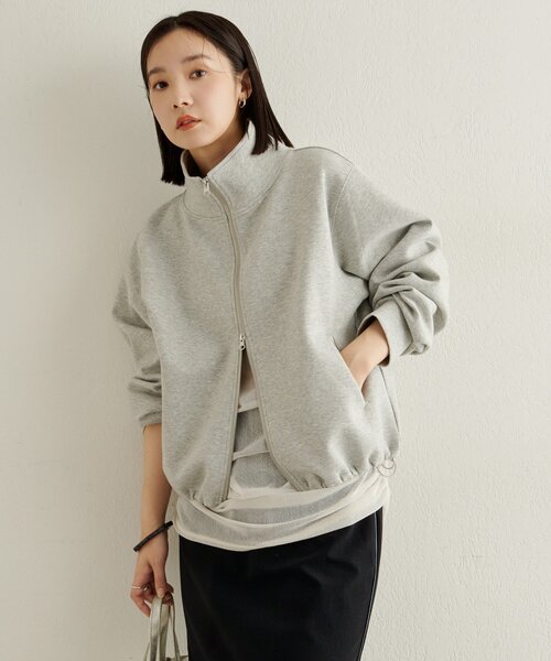 Omekashi（オメカシ）の「ポンチブルゾン（ブルゾン・レディース・オフホワイト/グレー/ベージュ・FREE）」の15枚目の写真