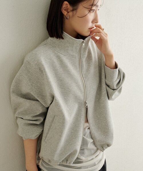 Omekashi（オメカシ）の「ポンチブルゾン（ブルゾン・レディース・オフホワイト/グレー/ベージュ・FREE）」の16枚目の写真