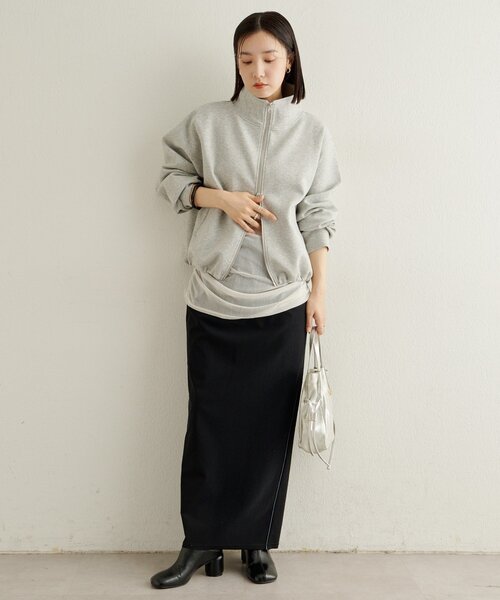 Omekashi（オメカシ）の「ポンチブルゾン（ブルゾン・レディース・オフホワイト/グレー/ベージュ・FREE）」の22枚目の写真